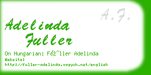 adelinda fuller business card